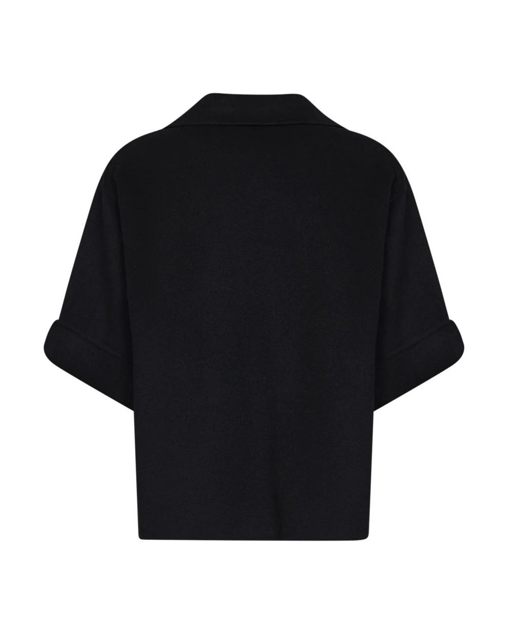 Weekend by Maxmara Black Double-Breasted Coats