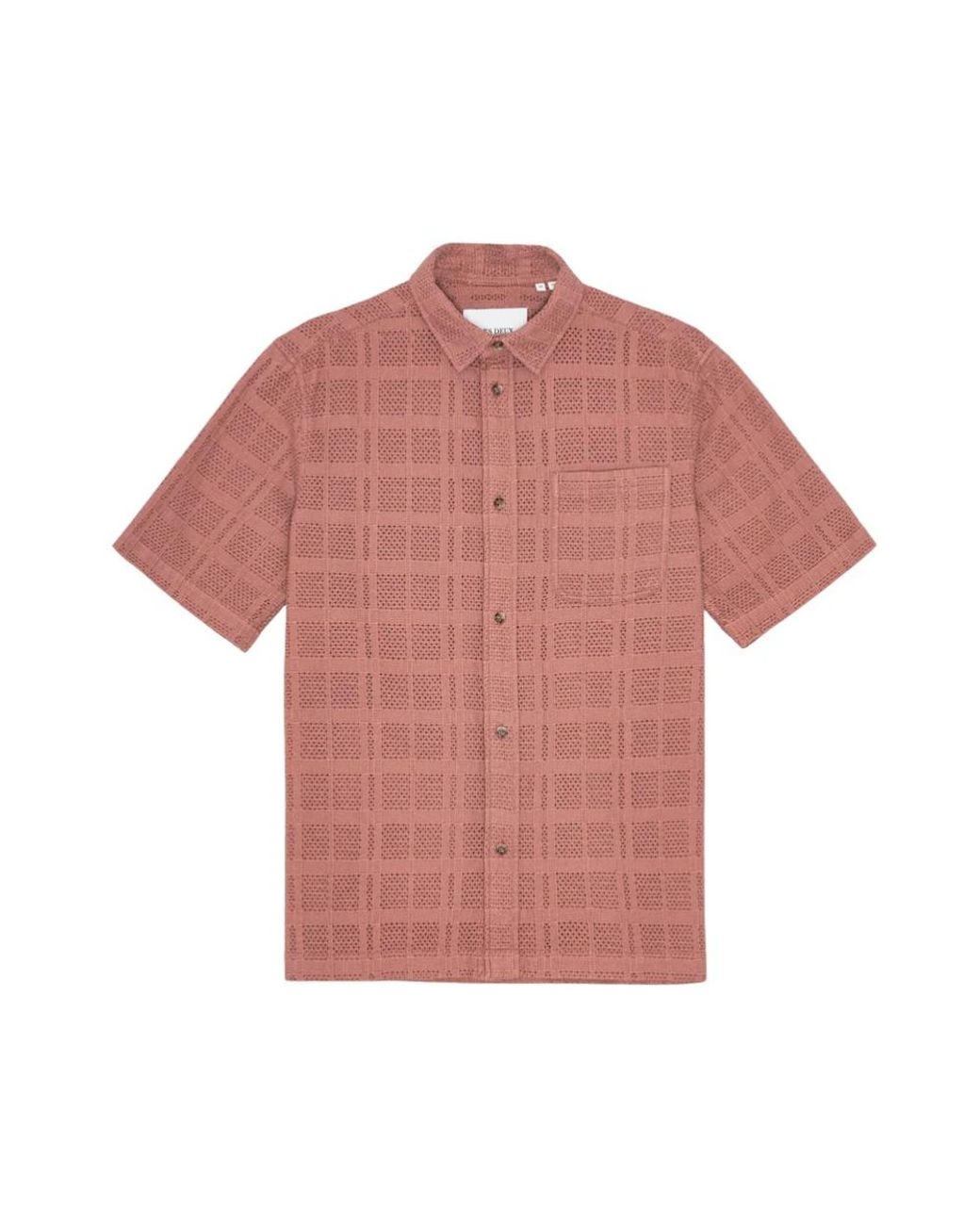 Les Deux Pink Short Sleeve Shirts for men