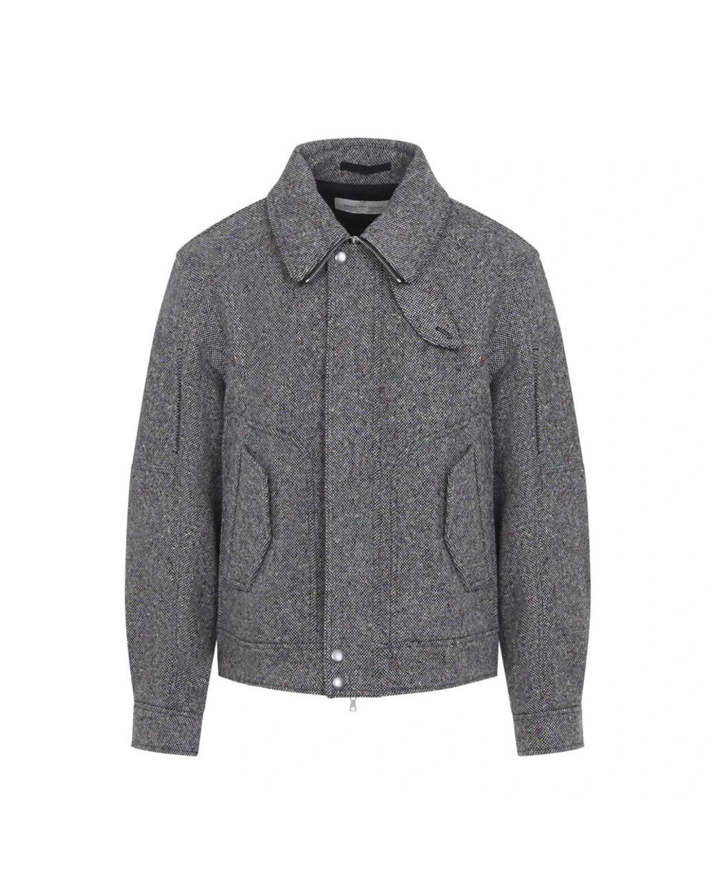 Dries Van Noten Gray Light Jackets for men