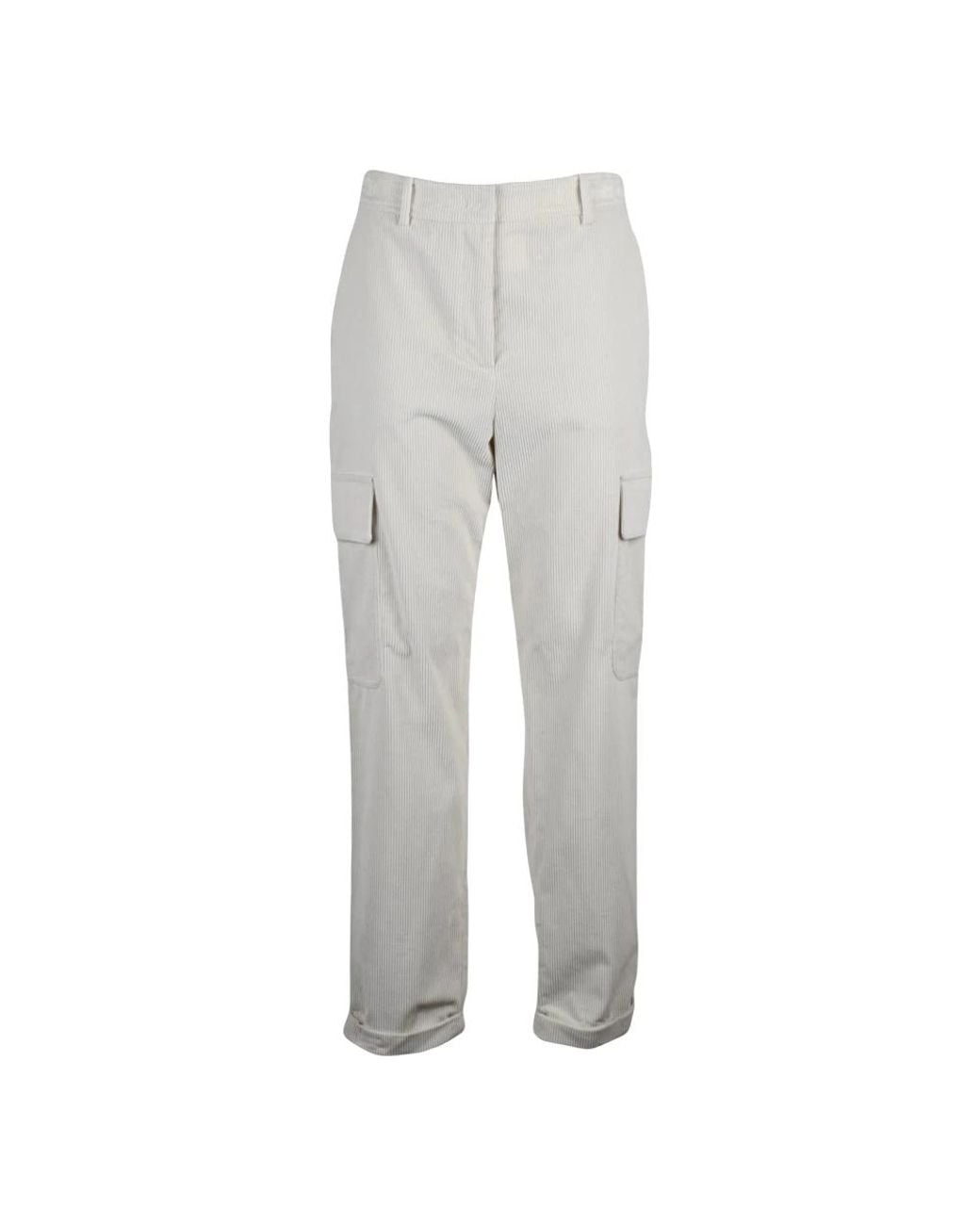 Eleventy Gray Straight Trousers
