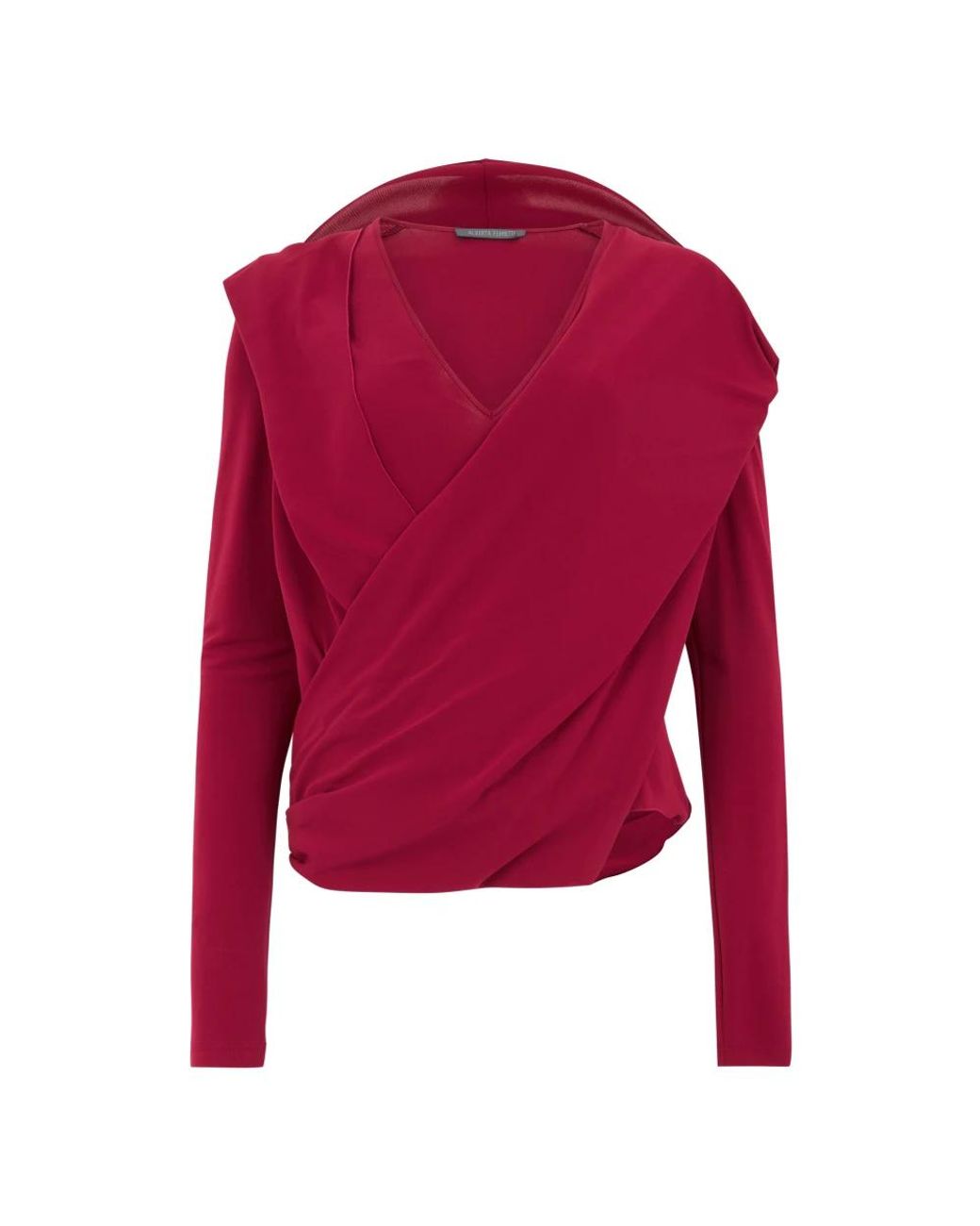 Alberta Ferretti Red Long Sleeve T-Shirts