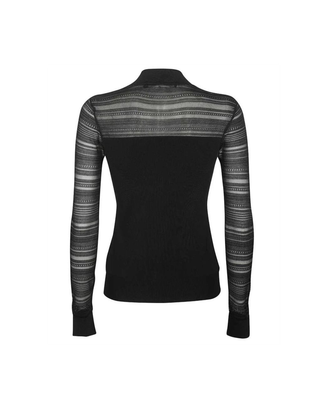 Karl Lagerfeld Black Round-Neck Knitwear