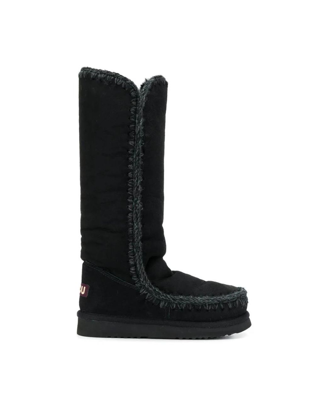 Mou Black Winter Boots