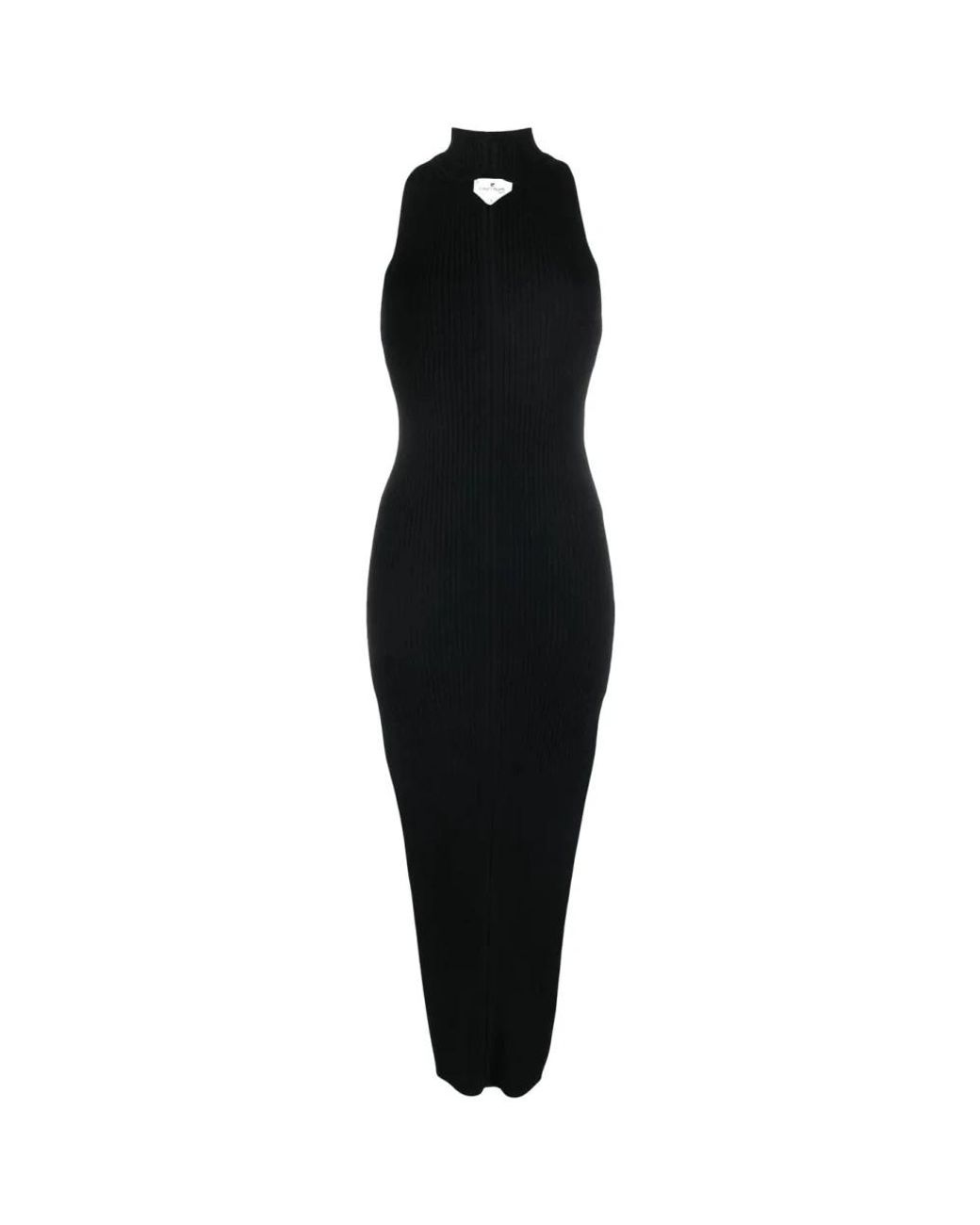 Courreges Black Knitted Dresses