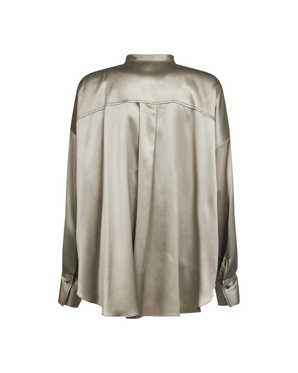 Brunello Cucinelli Gray Shirts