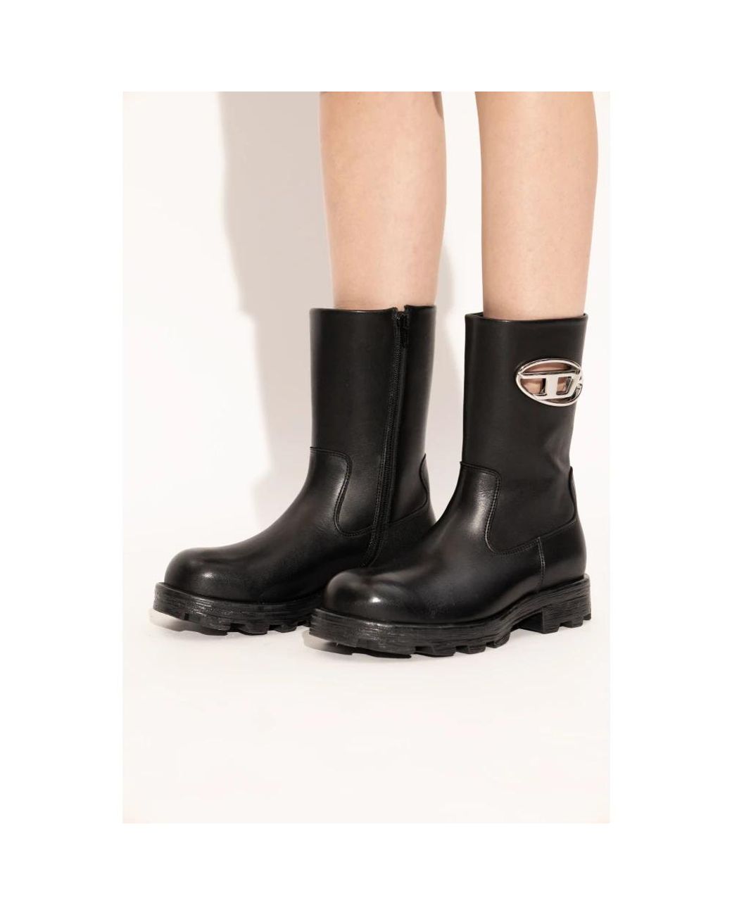 DIESEL Black Ankle Boots