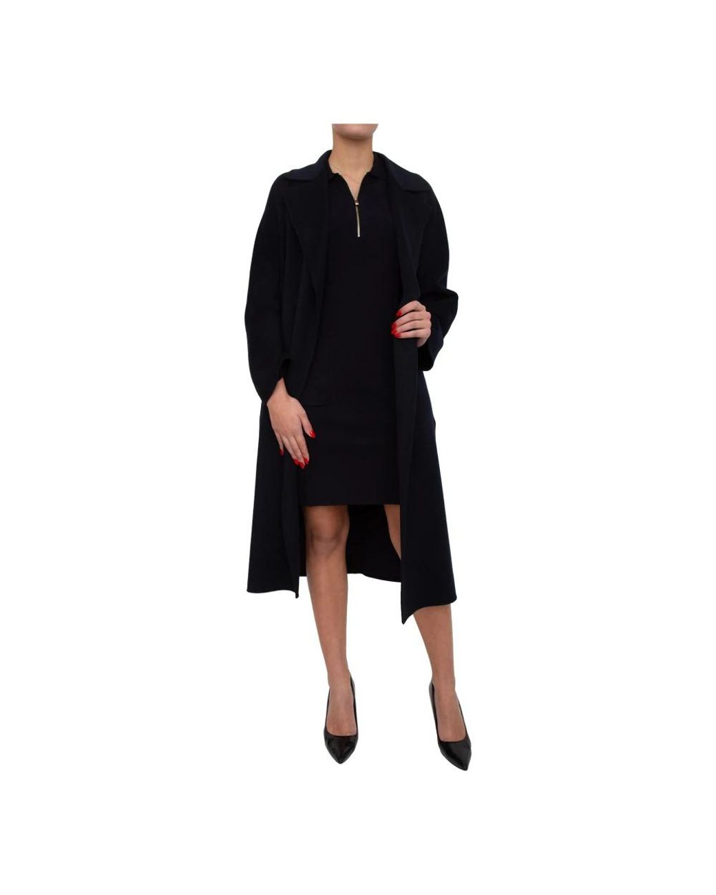 Max Mara Black Short Dresses