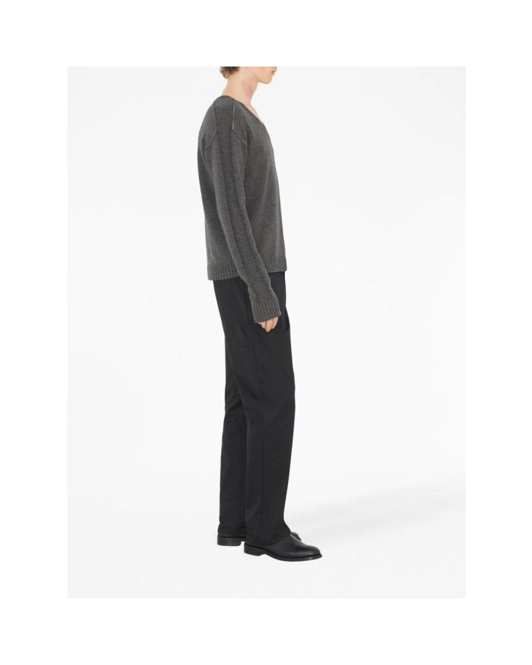 Burberry Black Straight Trousers for men