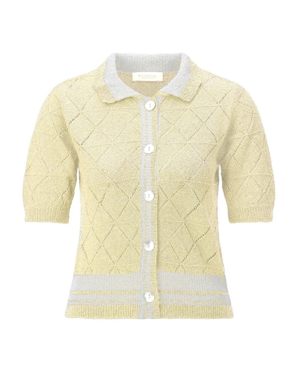Cardigans Rich & Royal de color Yellow