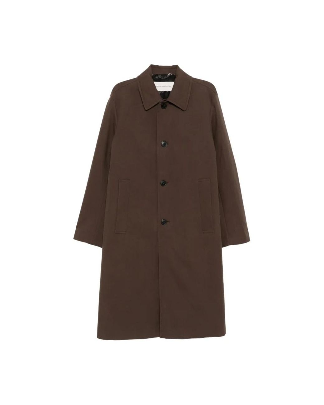 Dries Van Noten Rankle Coat in het Brown voor heren