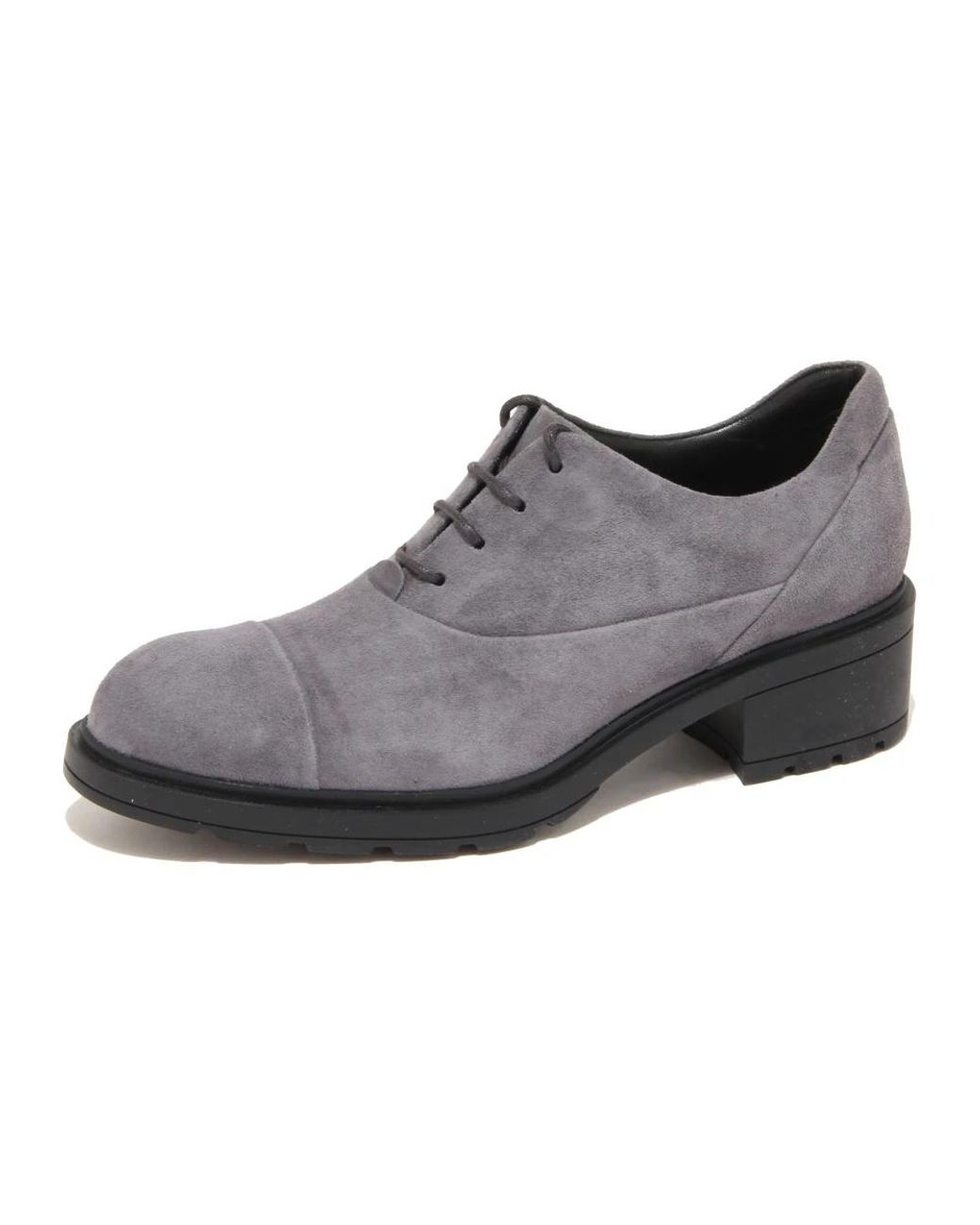 Hogan Gray Laced Shoes