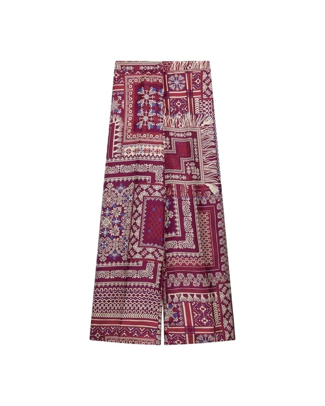 Momoní Purple Wide Trousers