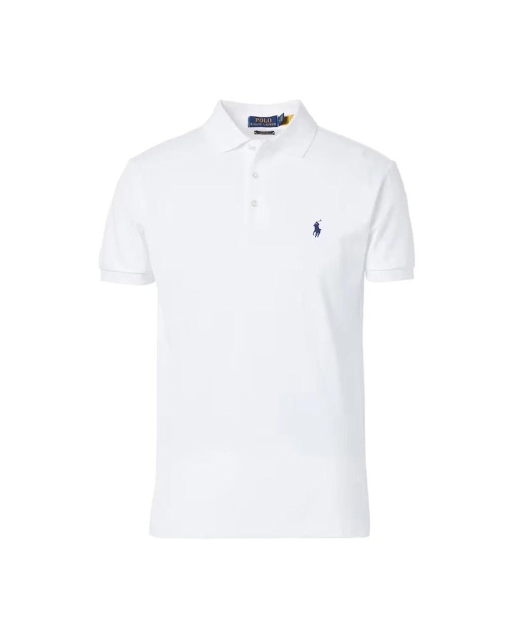 Ralph Lauren Polo Shirts in White for Men | Lyst UK