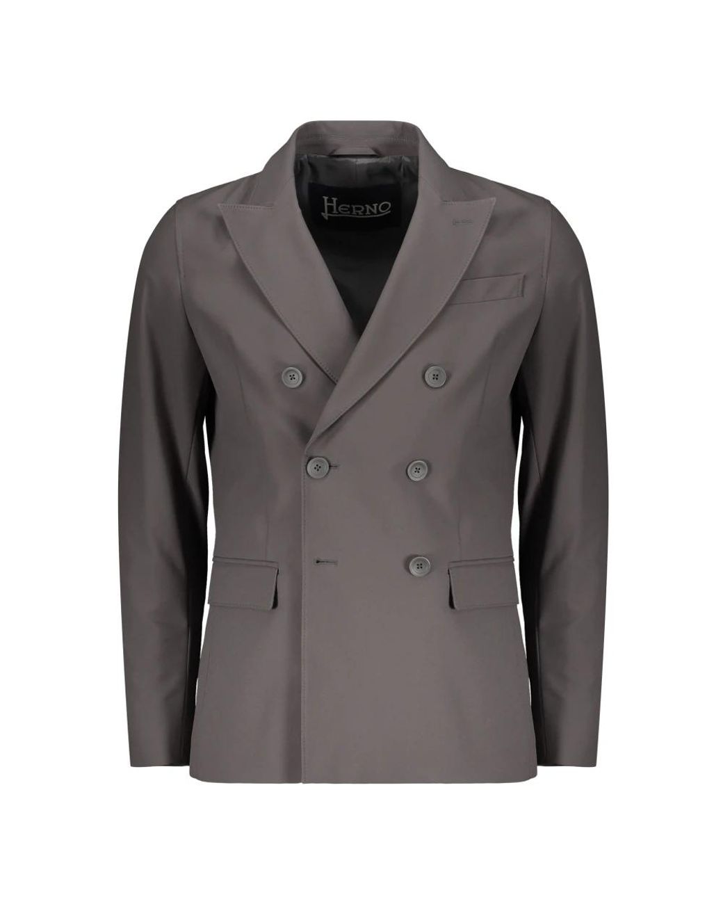 Herno Gray Blazers for men
