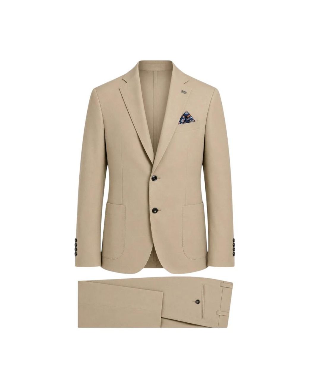 Bob Natural Single Breasted Suits for men