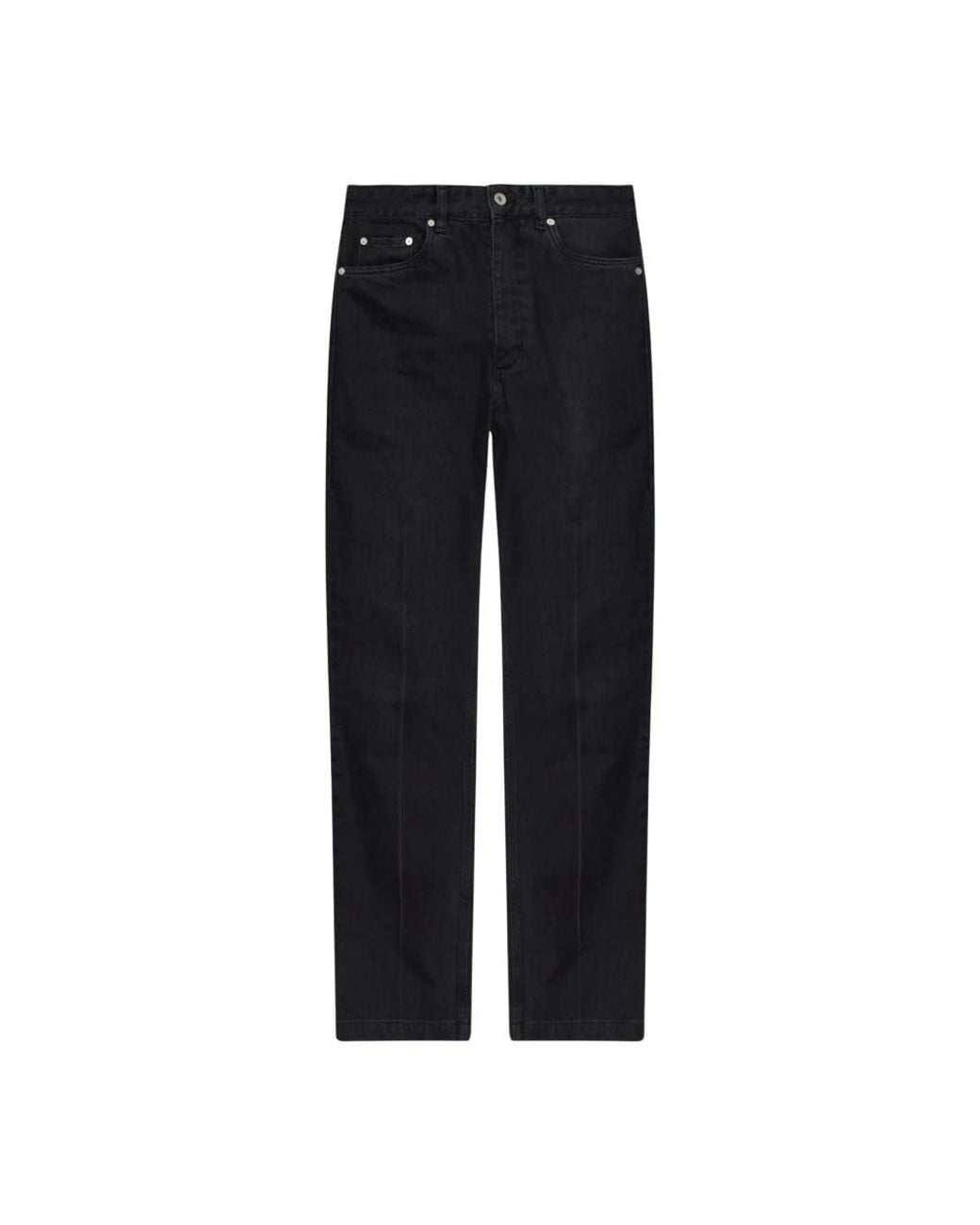 Straight Jeans Studio Nicholson de color Black