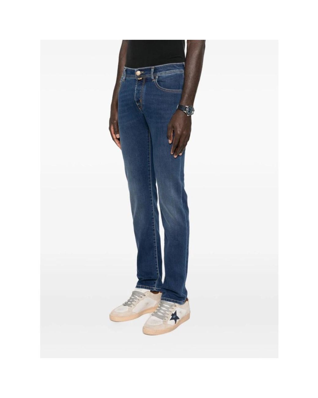 Jacob Cohen Blue Slim Fit Jeans for men