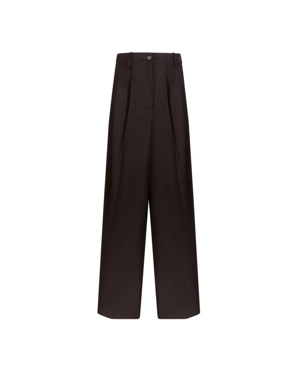 P.A.R.O.S.H. P.A.R.O..H. ,Broeken ,Bruin ,Bruine Op Maat Gemaakte Broek Met Riemlussen in het Black