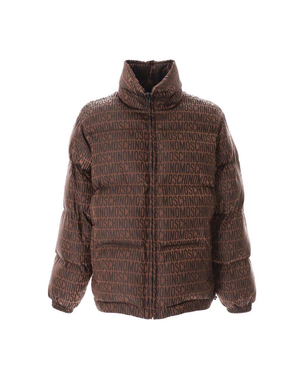 Moschino Brown Winter Jackets for men