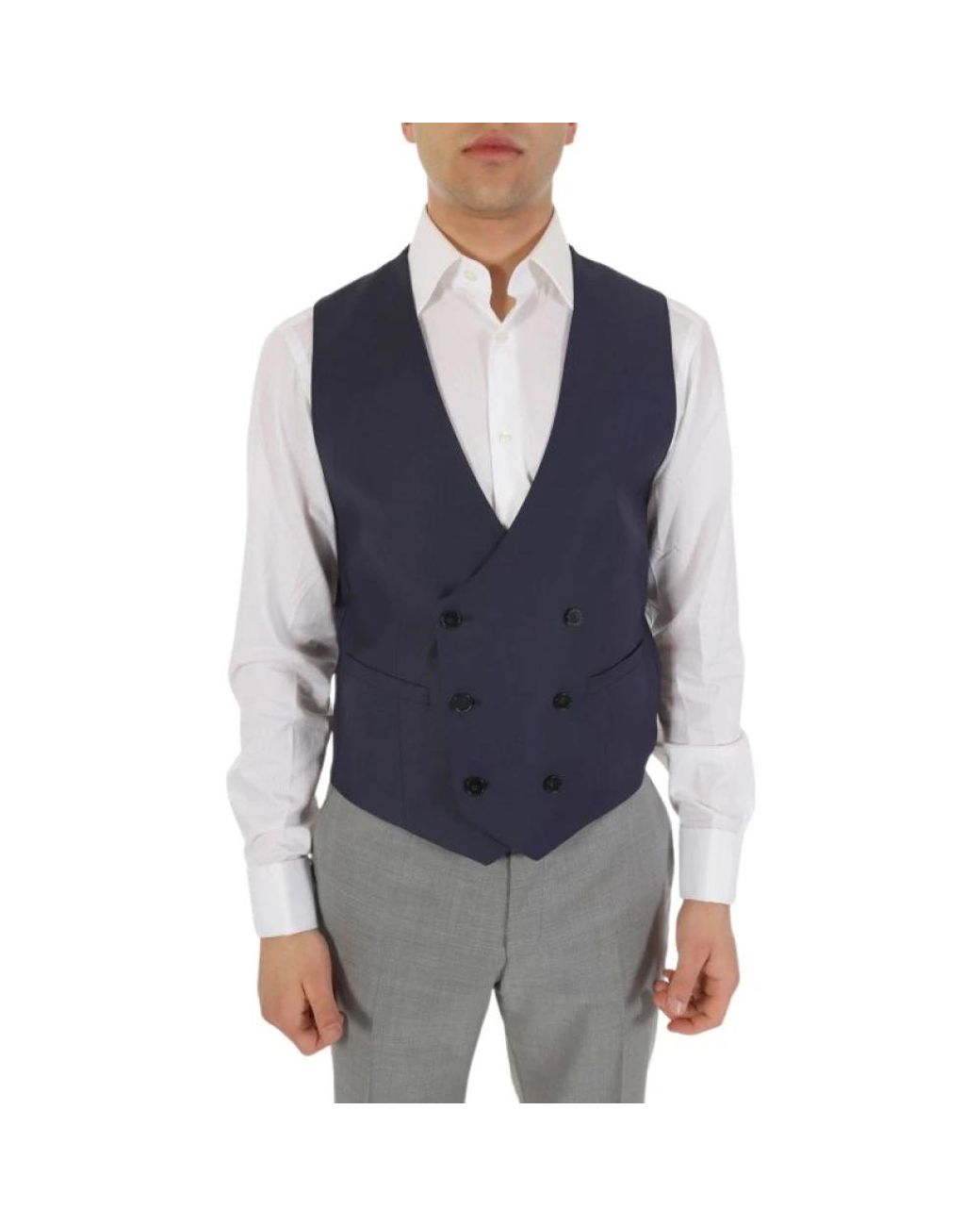 Karl Lagerfeld Blue Waistcoats for men
