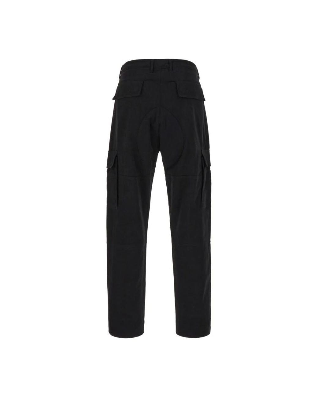 Marcelo Burlon Black Straight Trousers for men