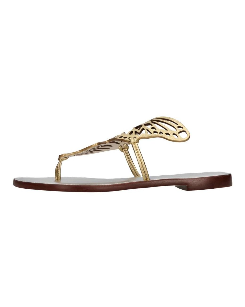 Sophia Webster Metallic Flat Sandals
