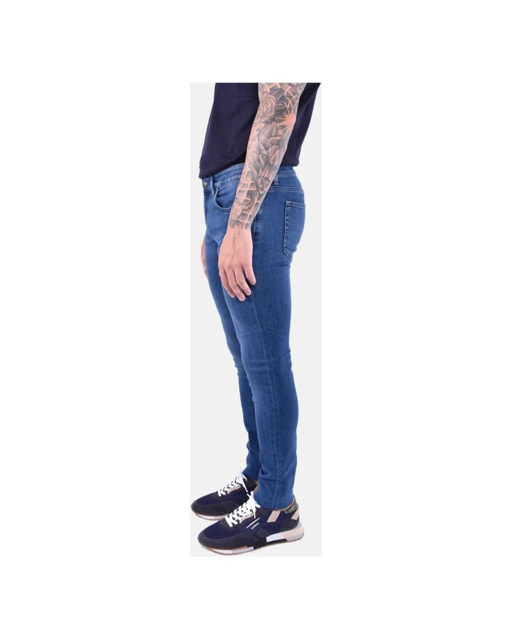 PT Torino Blue Slim-Fit Jeans for men