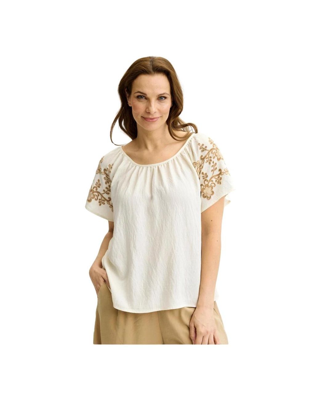 iN FRONT Blouses in het White
