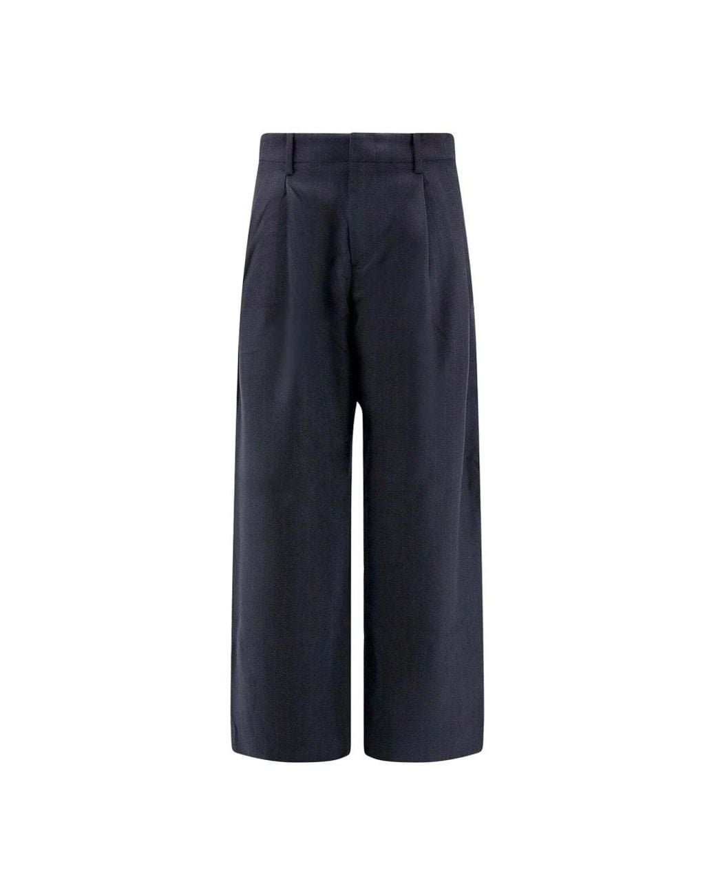 TONYWACK Blue Wide Trousers for men