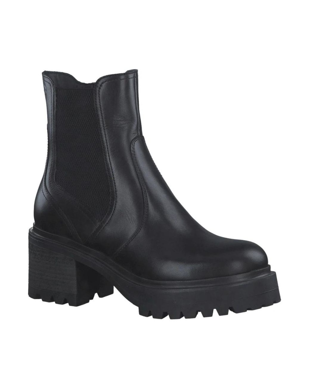 Tamaris Black Chelsea Boots