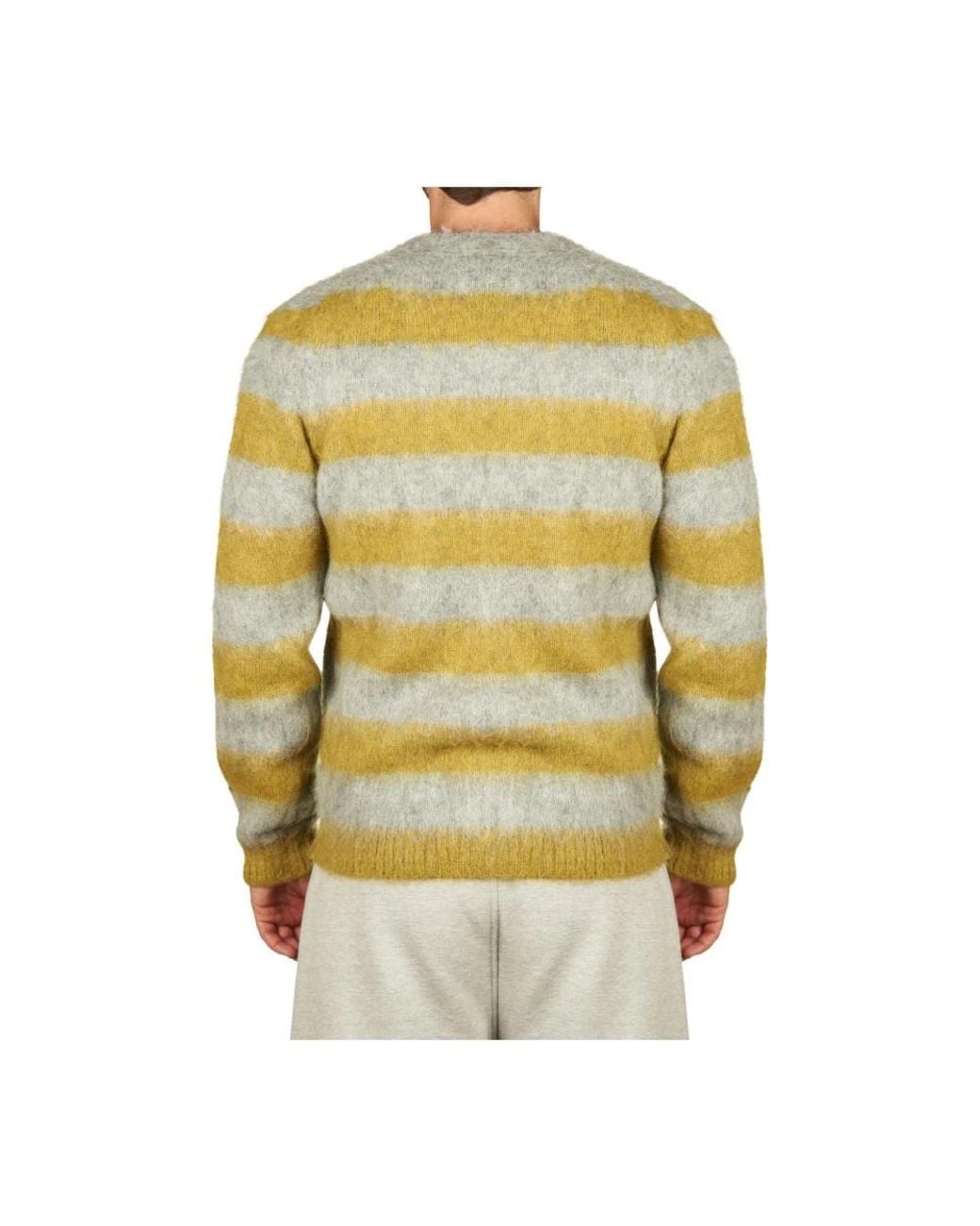 Cardigans Amaranto de hombre de color Yellow