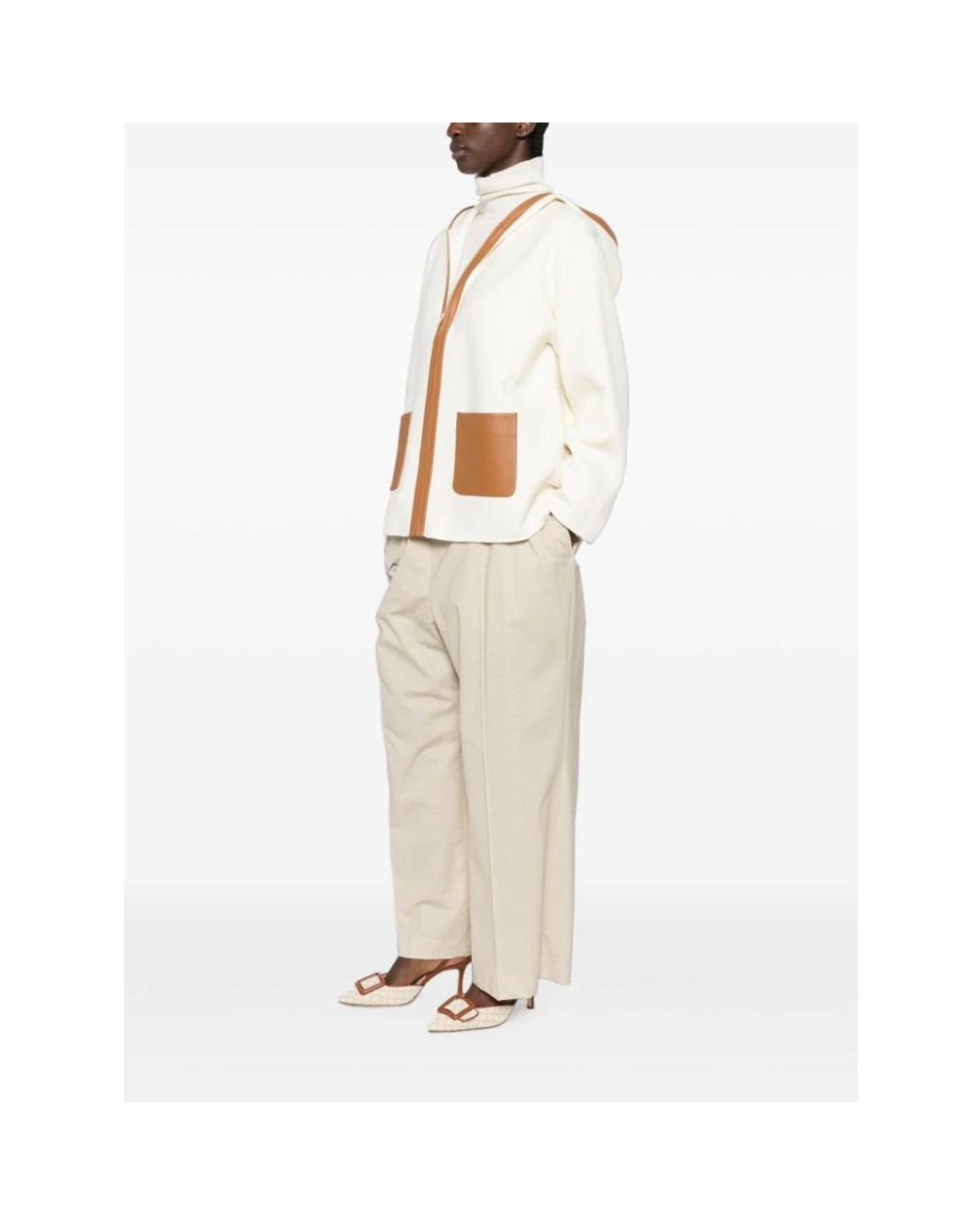 Max Mara White Light Jackets