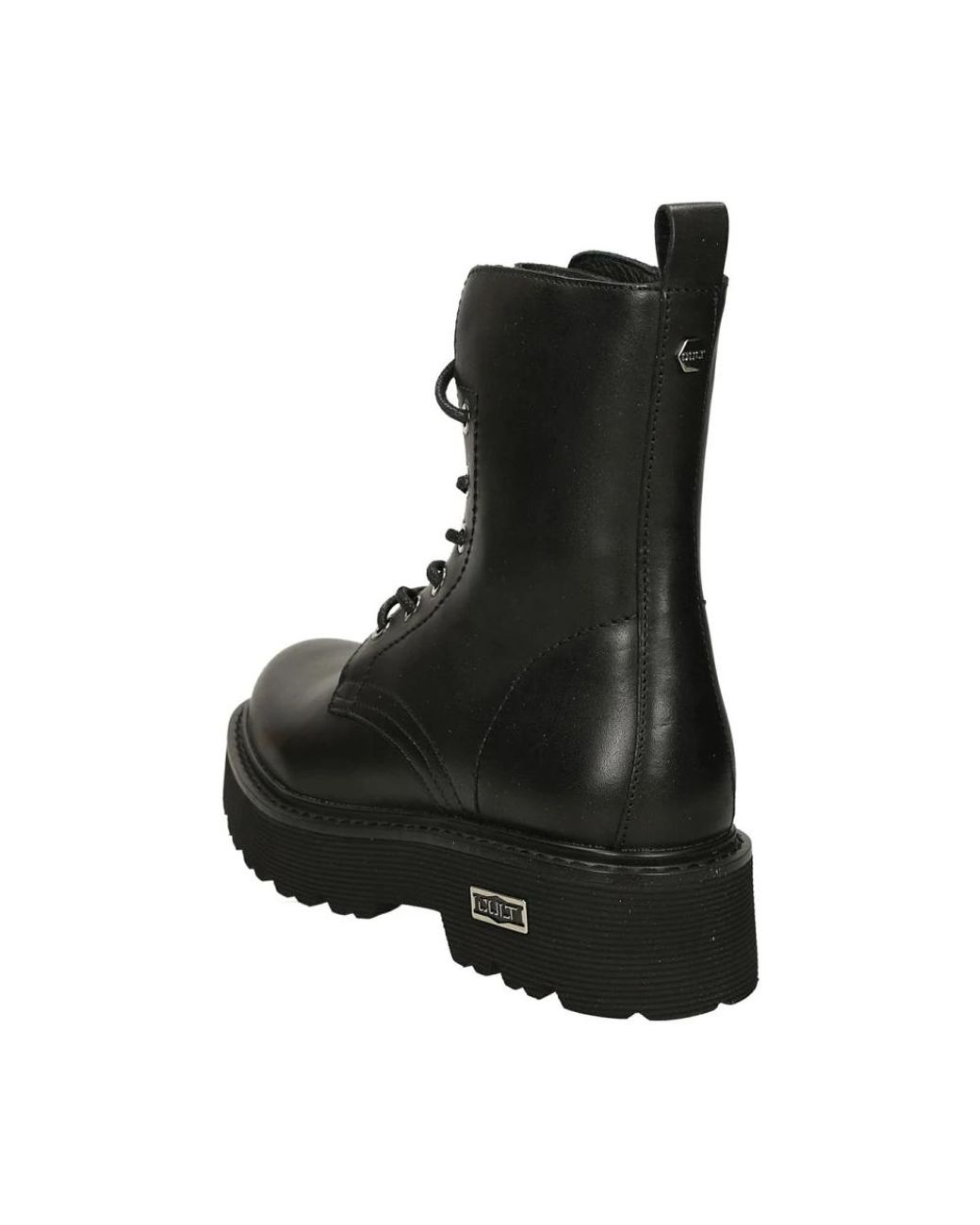 Cult Black Lace-Up Boots