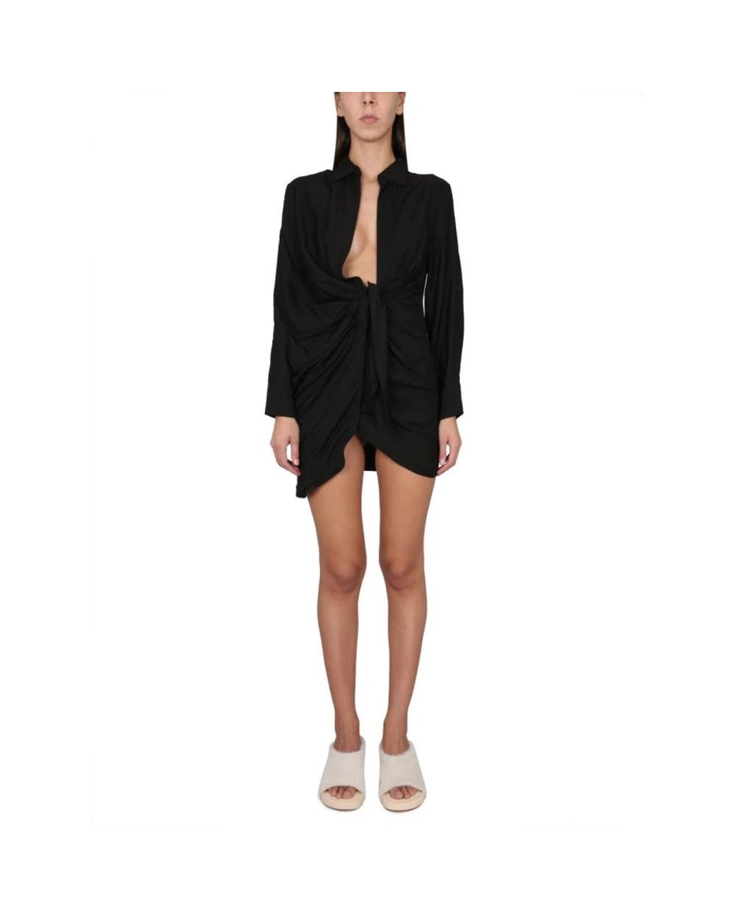 Jacquemus Black Short Dresses