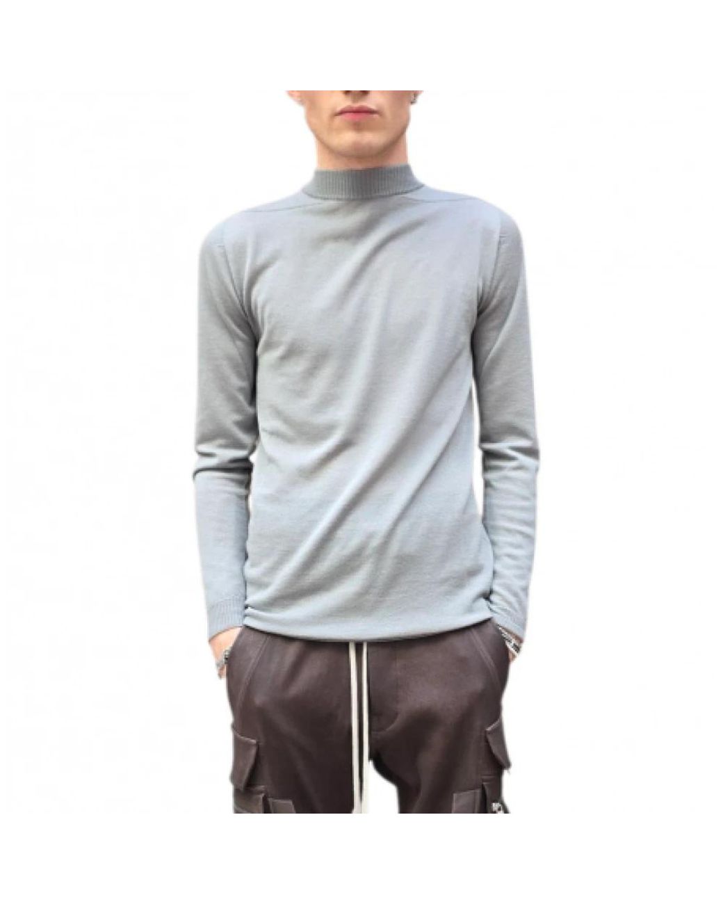 Rick Owens Gray Turtlenecks for men
