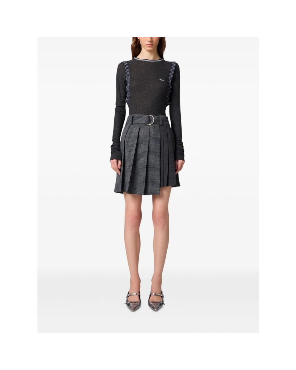 Short Skirts MSGM en coloris Gray