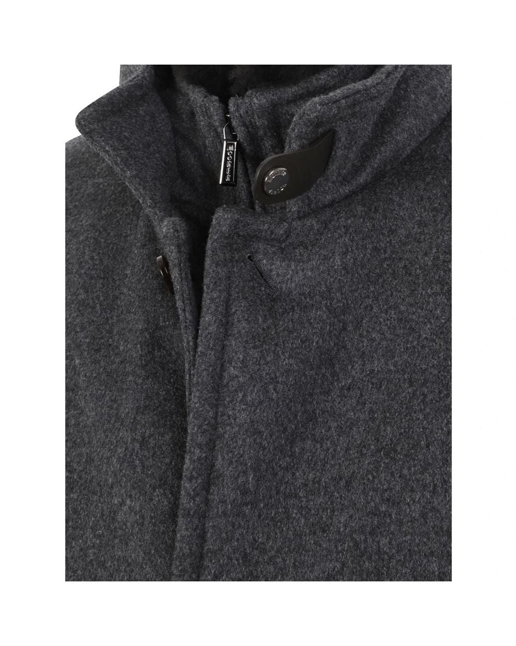 Single-Breasted Coats Moorer de hombre de color Gray