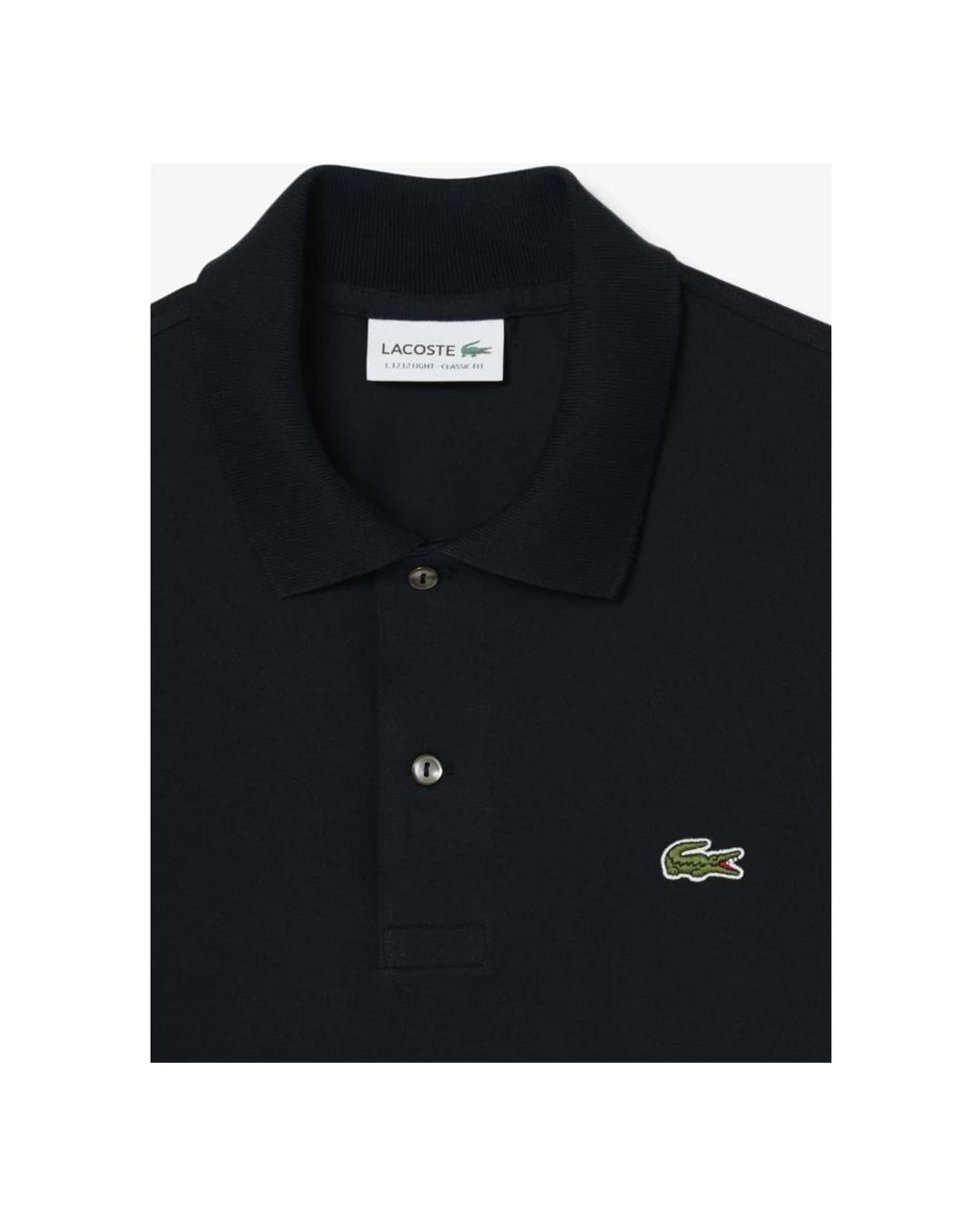 Lacoste Black Polo Shirts for men
