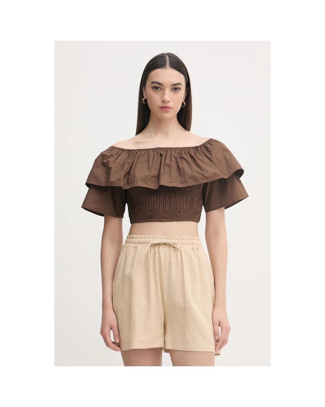 Blouses GAUDI de color Brown