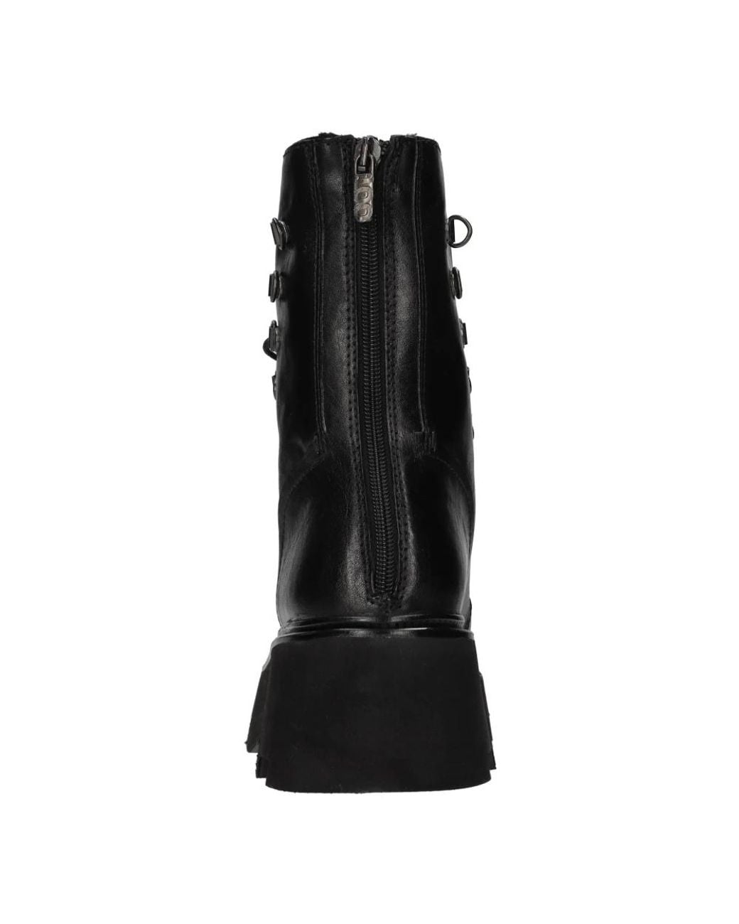 Hundred 100 Black Lace-Up Boots