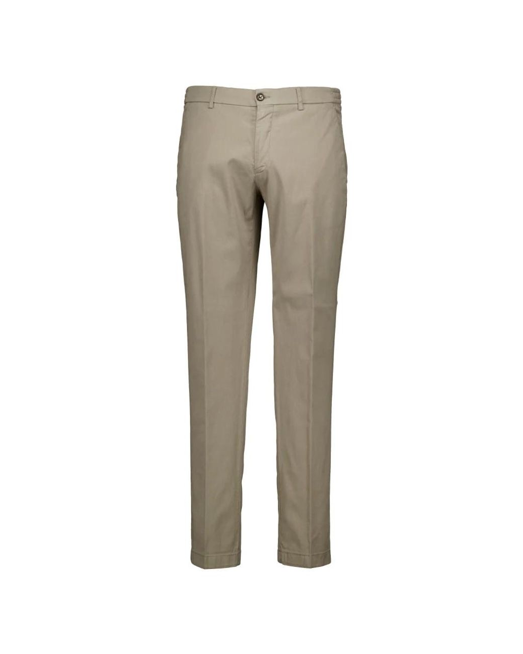 BERWICK 1707 Gray Chinos for men