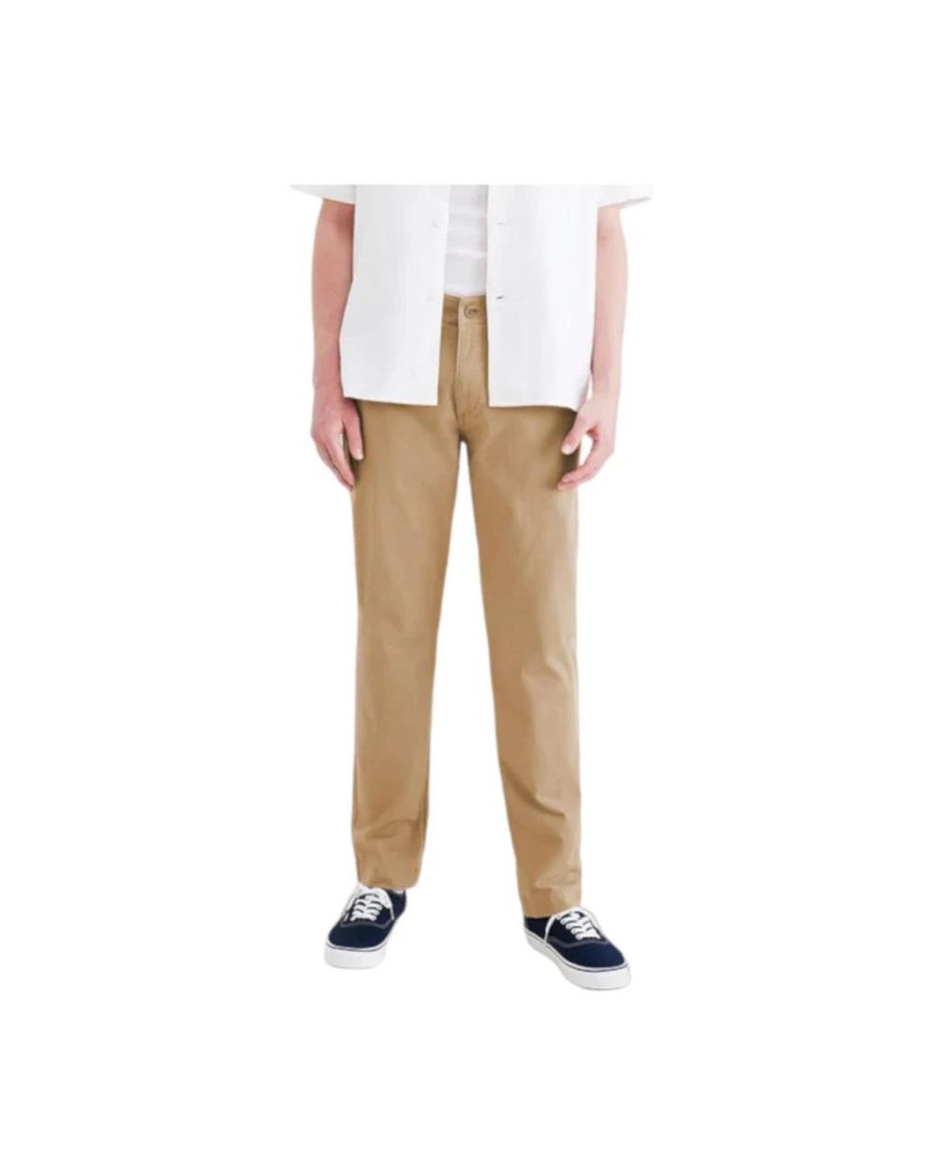 Dockers White Slim-Fit Trousers for men