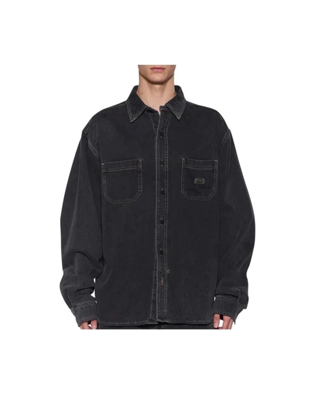 Ksubi Black Denim Shirts for men