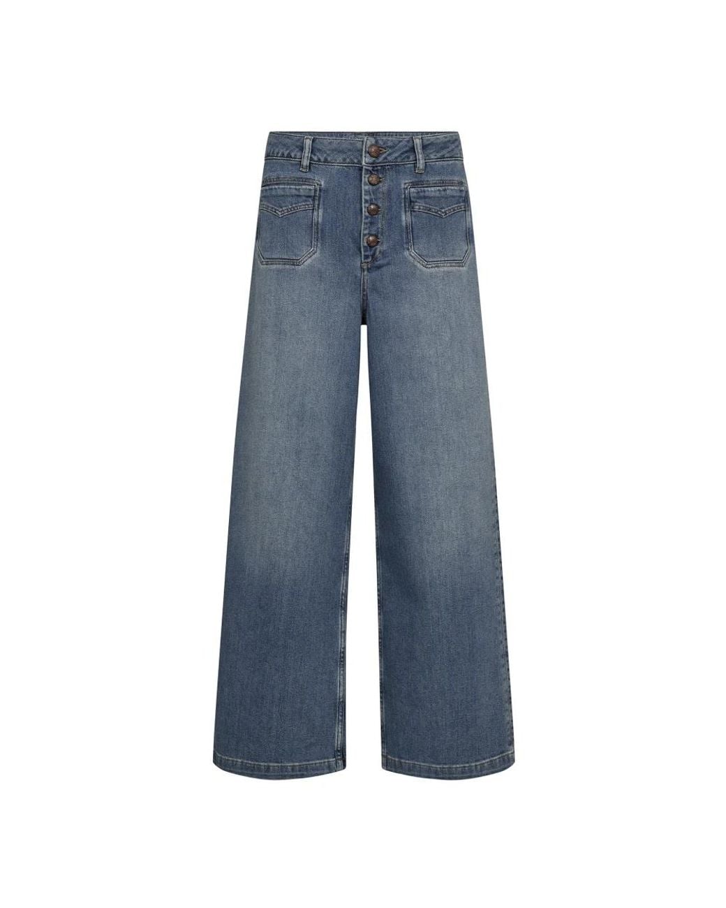 Mos Mosh Blue Wide Jeans