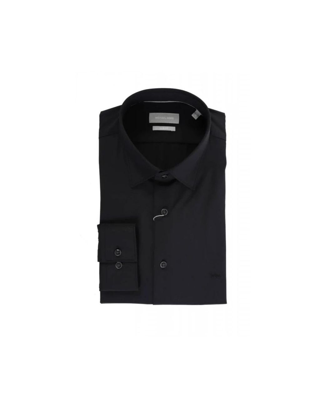 Michael Kors Slim Fit Performance Stretch Overhemd in het Black voor heren