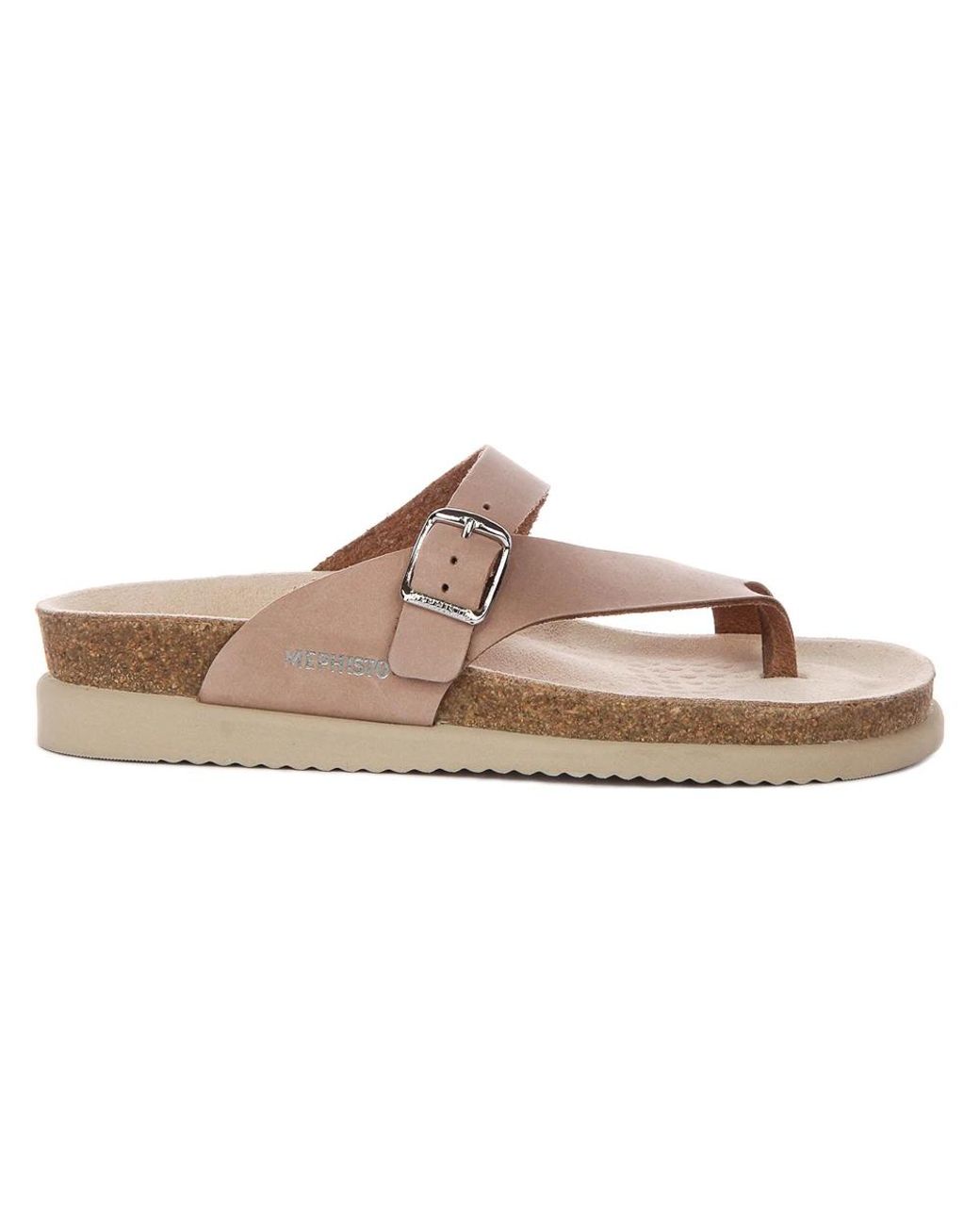 Mephisto Brown Flip Flops