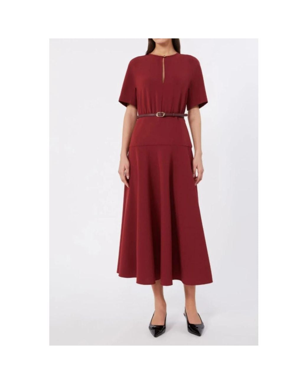 Max Mara Red Midi Dresses