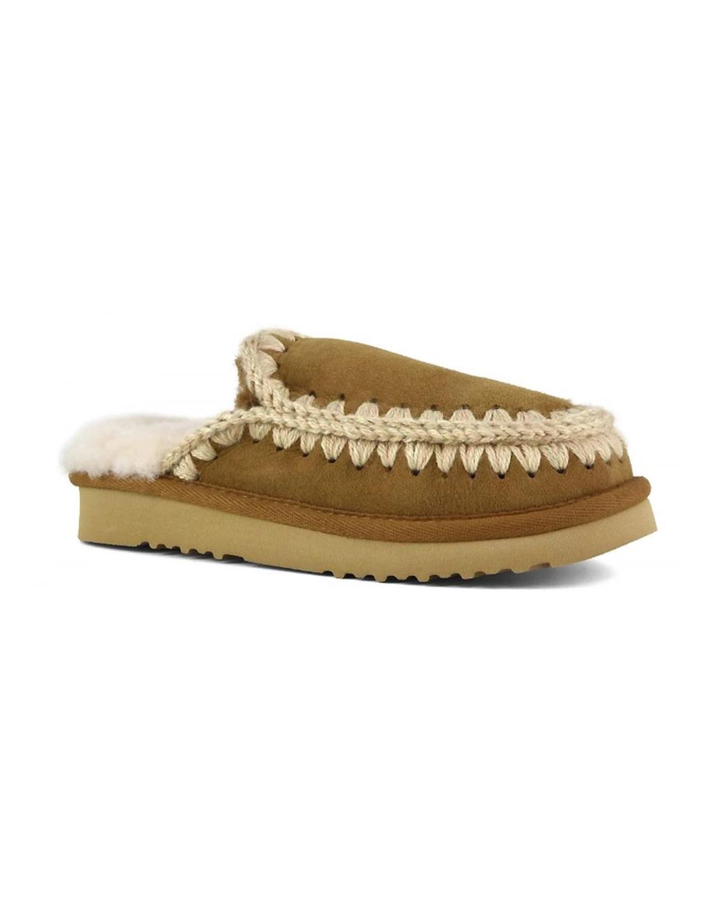 Mou Brown Slippers
