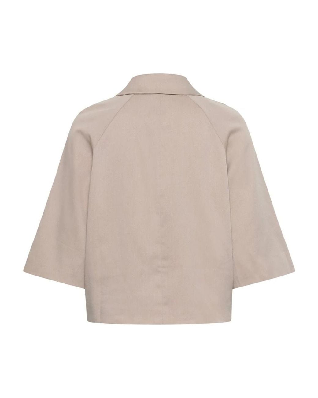 Light Jackets Kaffe de color Natural