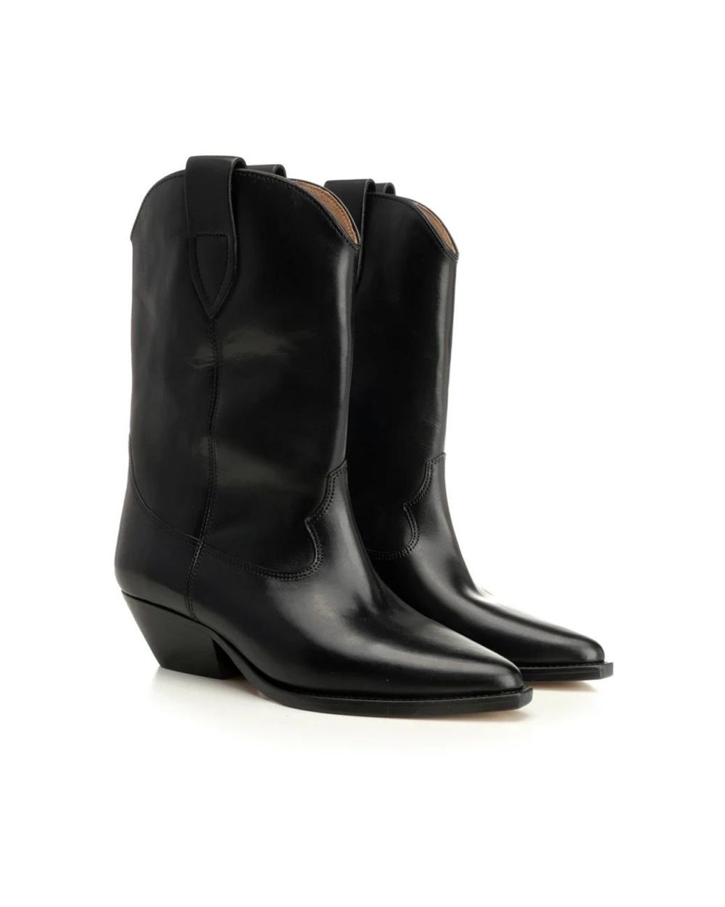 Isabel Marant Black Cowboy & Biker Boots